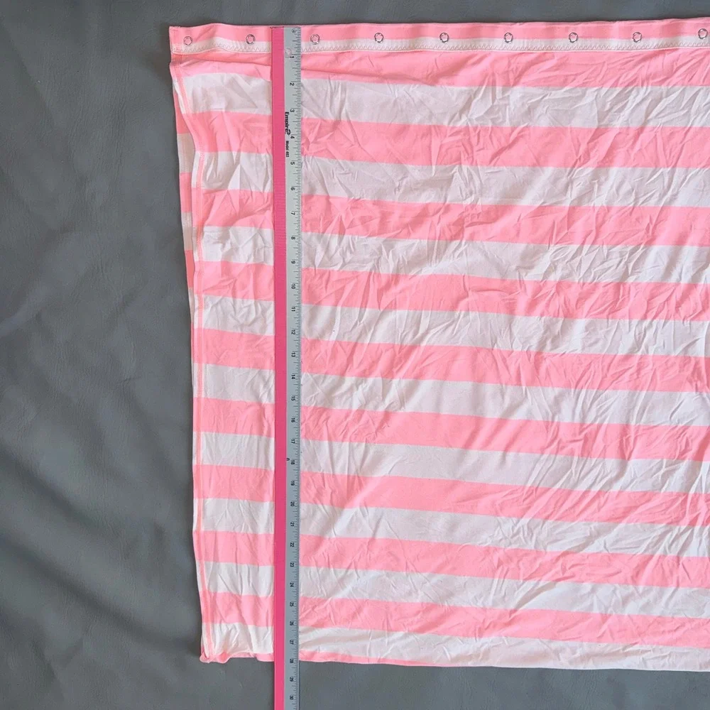 Lululemon Vinyasa Scarf Pink White Striped Multi Way Snap Wrap Accessory